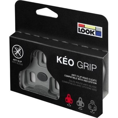 Look Keo Grip Grey Cleats