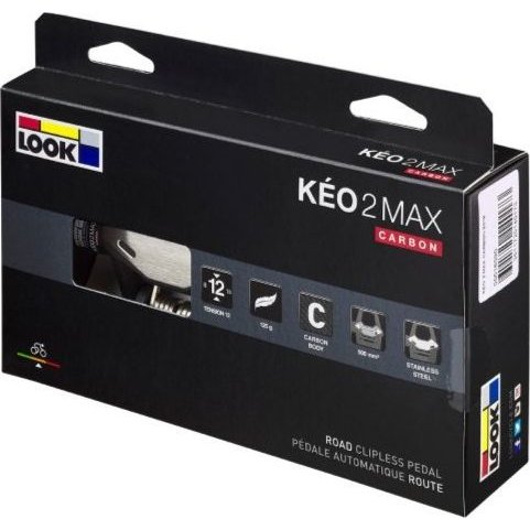 Look KEO 2 Max Carbon Clipless Road Pedals