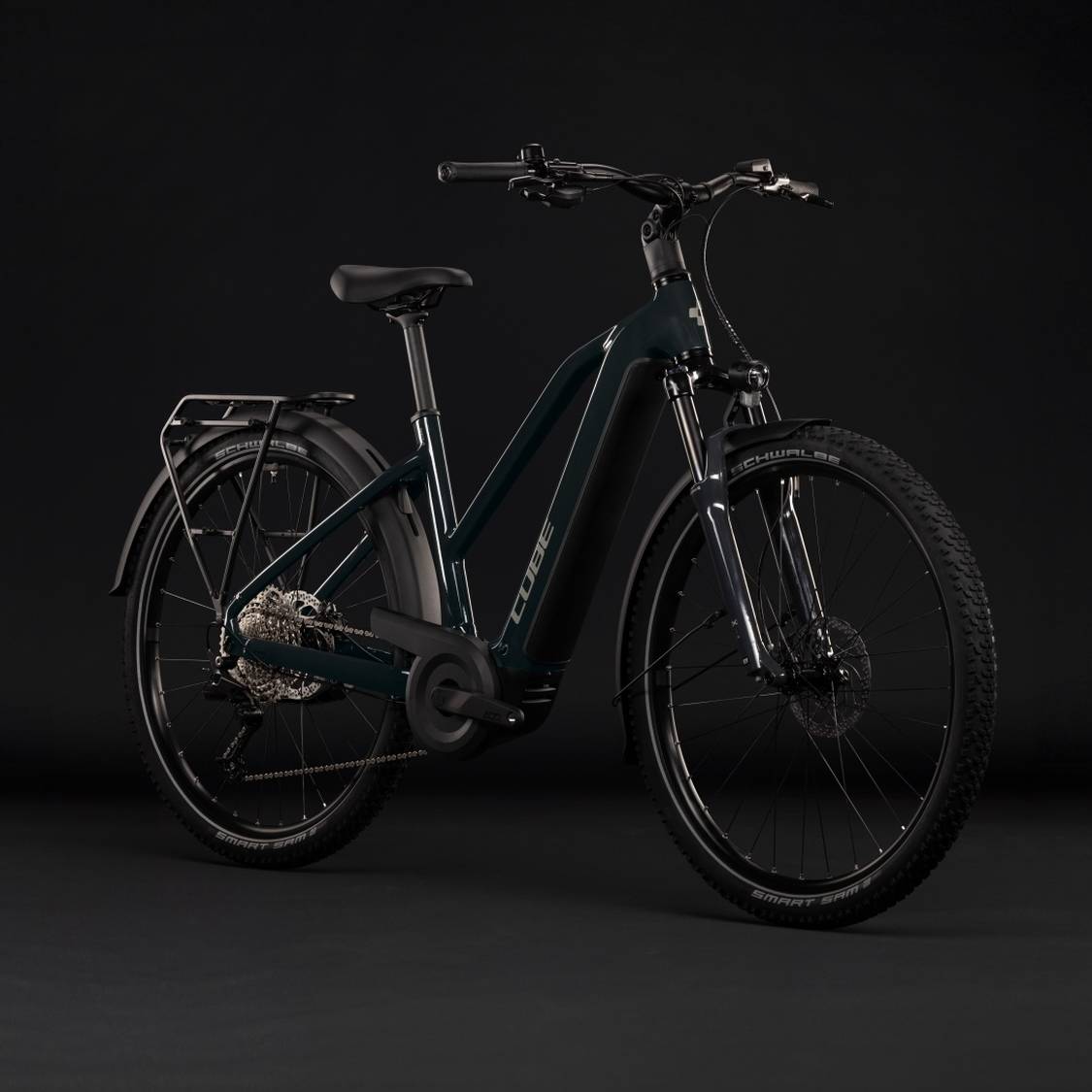 Cube Nuride Hybrid Performance 720 Trapeze Womens Electric City Bike