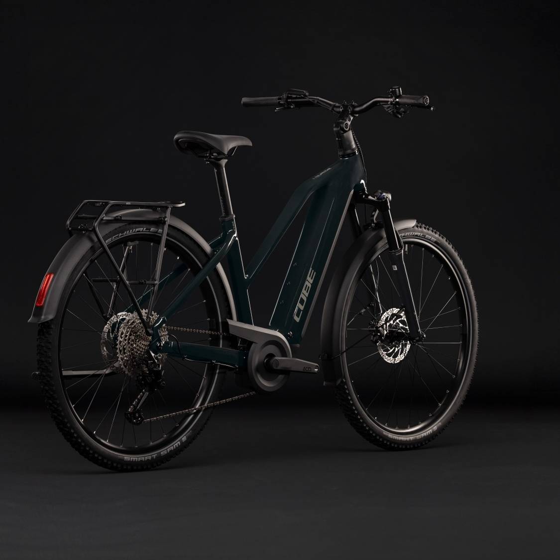 Cube Nuride Hybrid Performance 720 Trapeze Womens Electric City Bike