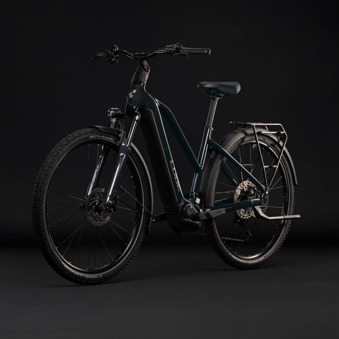 Cube Nuride Hybrid Performance 720 Trapeze Womens Electric City Bike