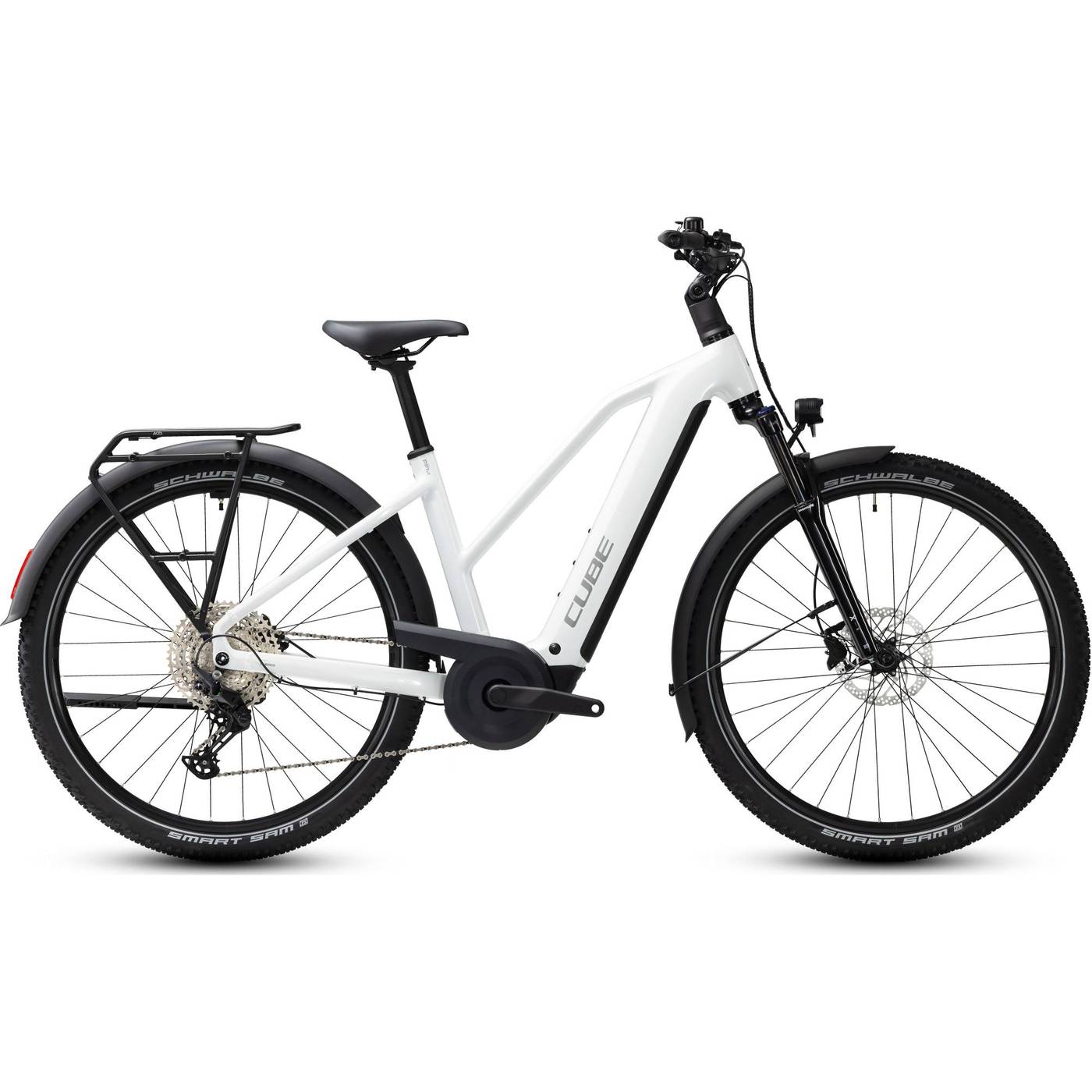 Cube Nuride Hybrid Performance 720 Trapeze Womens Electric City Bike