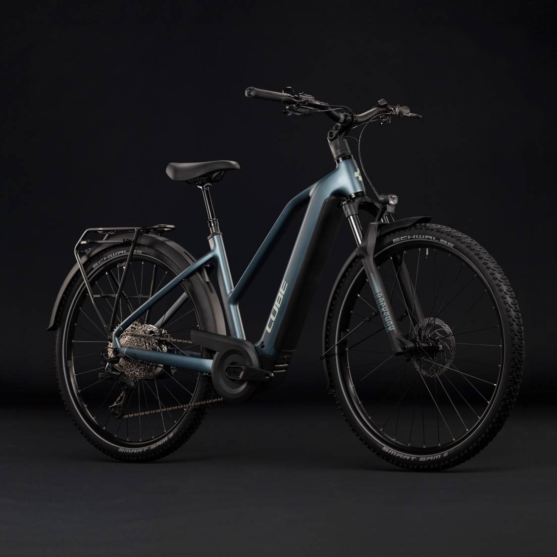 Cube Nuride Hybrid PRO 800 Trapeze Womens Electric City Bike
