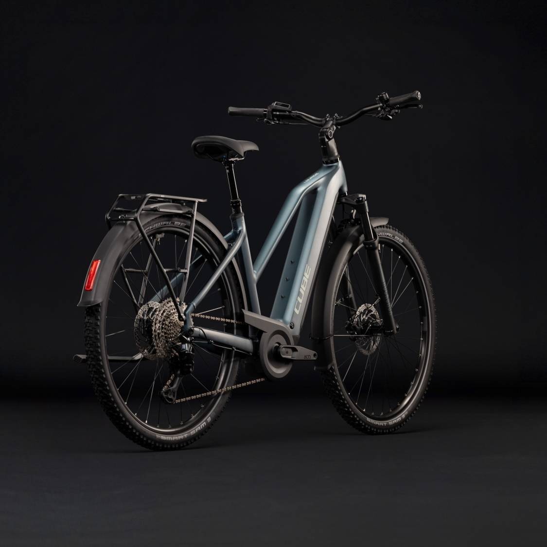 Cube Nuride Hybrid PRO 800 Trapeze Womens Electric City Bike