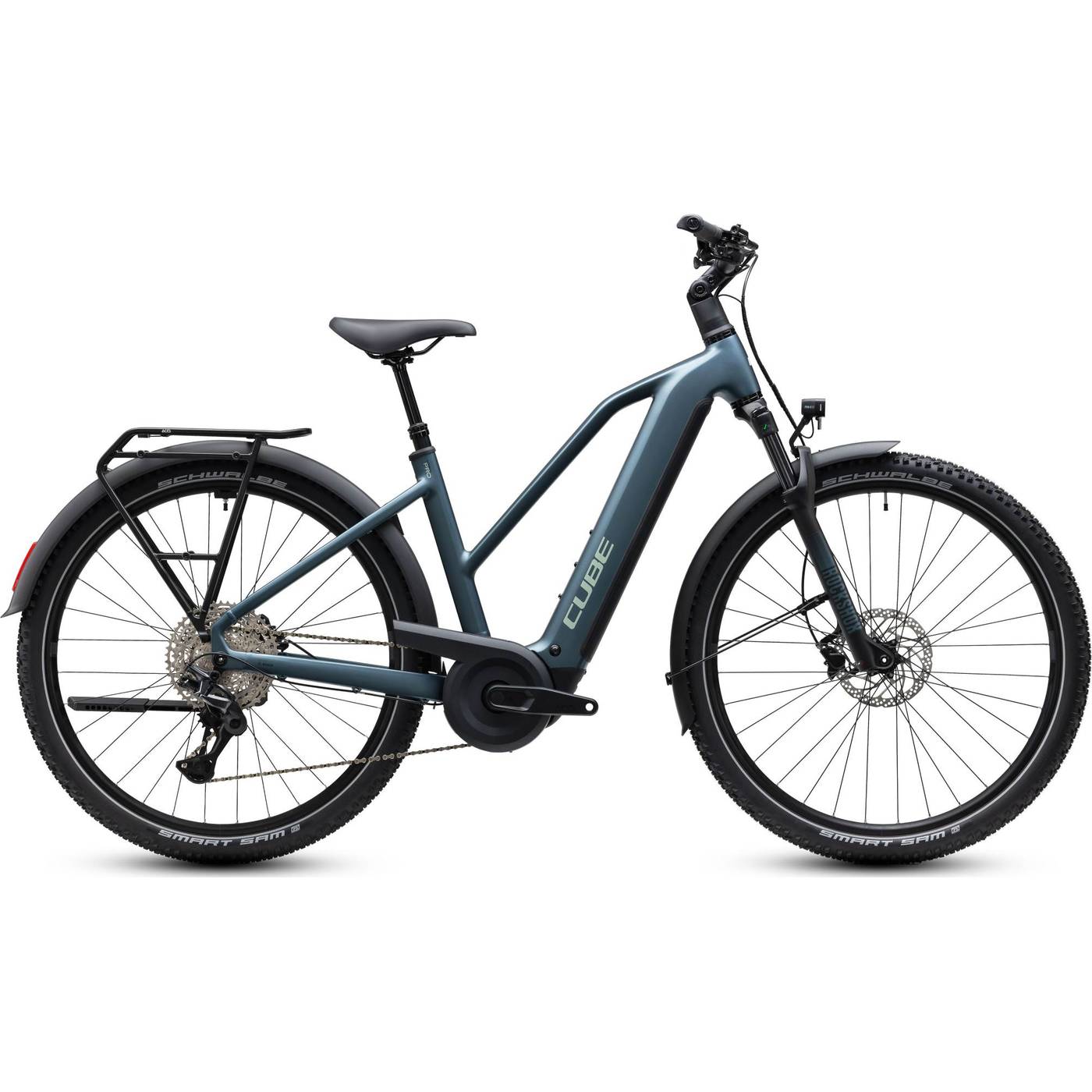 Cube Nuride Hybrid PRO 800 Trapeze Womens Electric City Bike