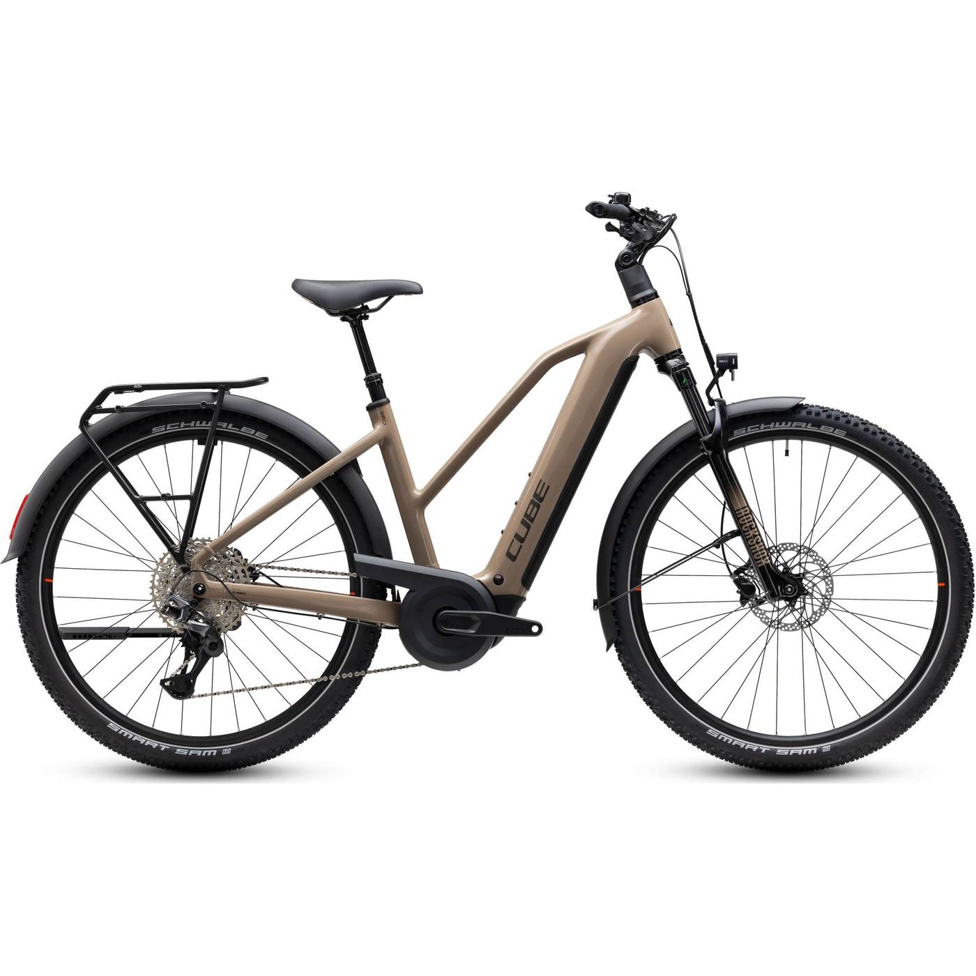 Cube Nuride Hybrid PRO 800 Trapeze Womens Electric City Bike
