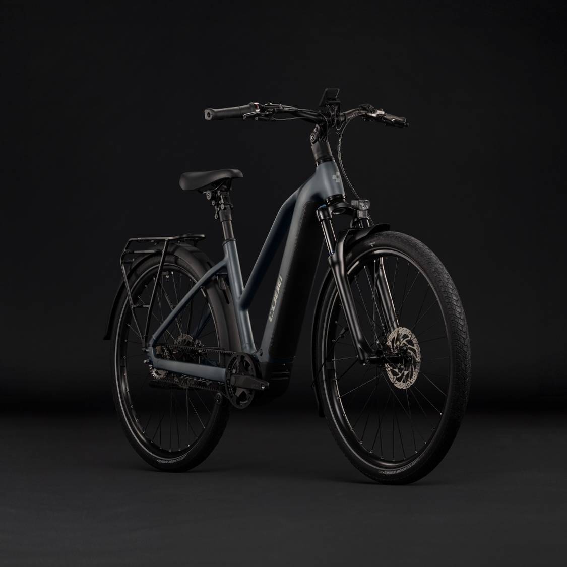 Cube Touring Hybrid Deluxe SLX 800 Trapeze Womens Electric City Bike