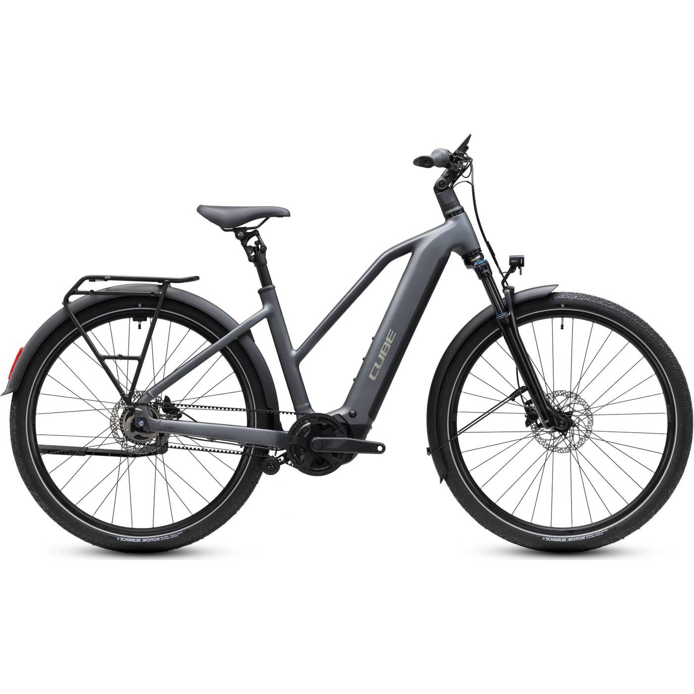 Cube Touring Hybrid Deluxe SLX 800 Trapeze Womens Electric City Bike