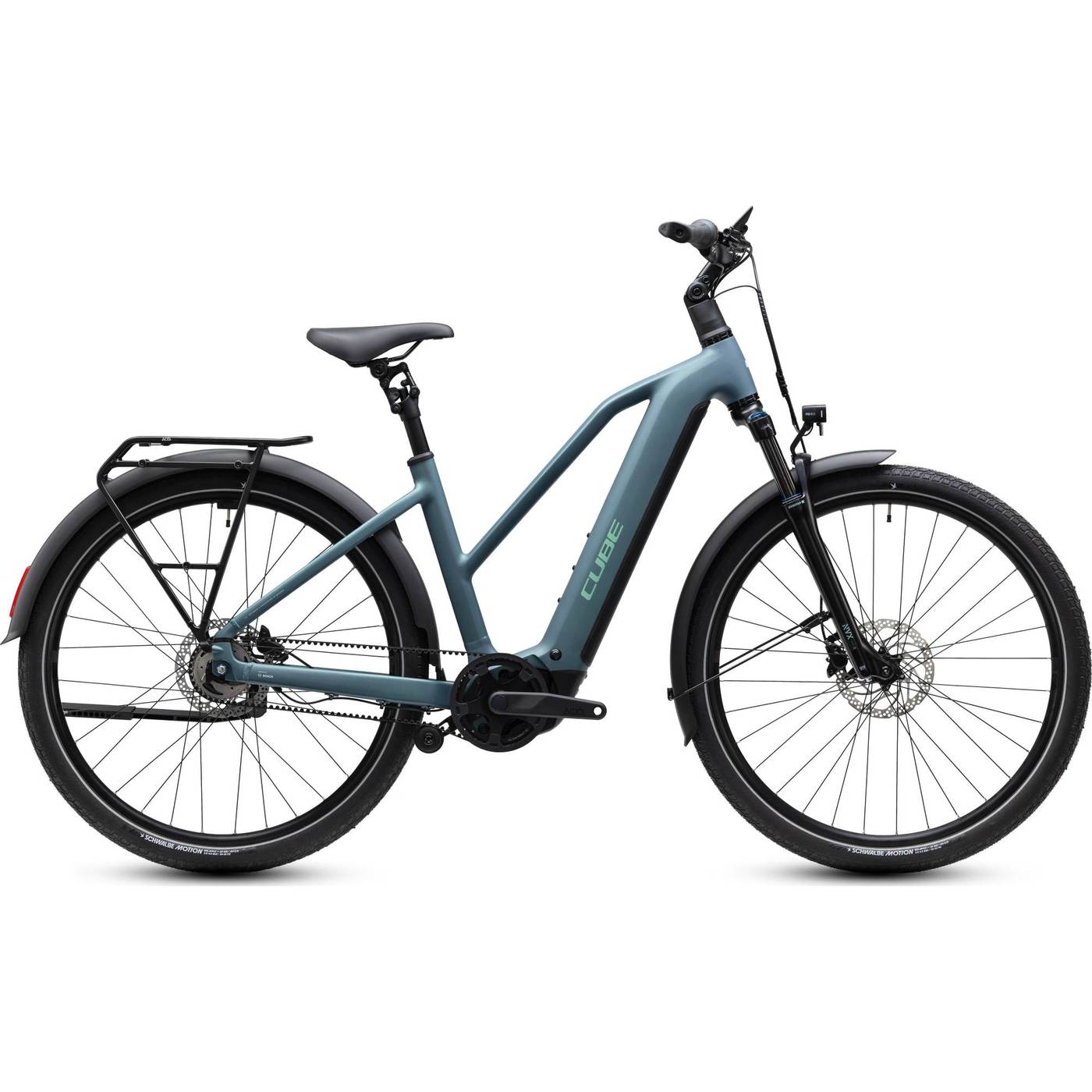 Cube Touring Hybrid Deluxe SLX 800 Trapeze Womens Electric City Bike