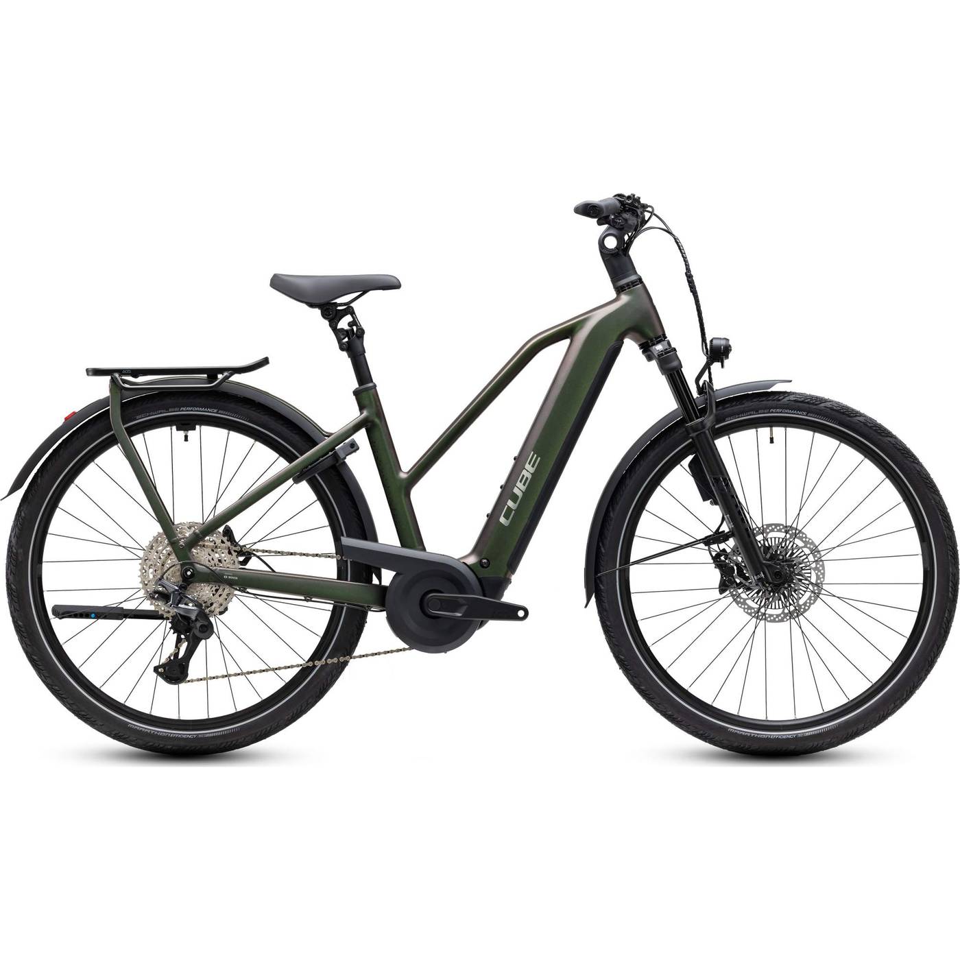 Cube Kathmandu Hybrid EXC 800 Trapeze Womens Electric City Bike