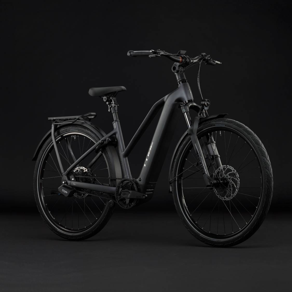 Cube Kathmandu Hybrid Deluxe EXC 800 Trapeze Womens Electric City Bike