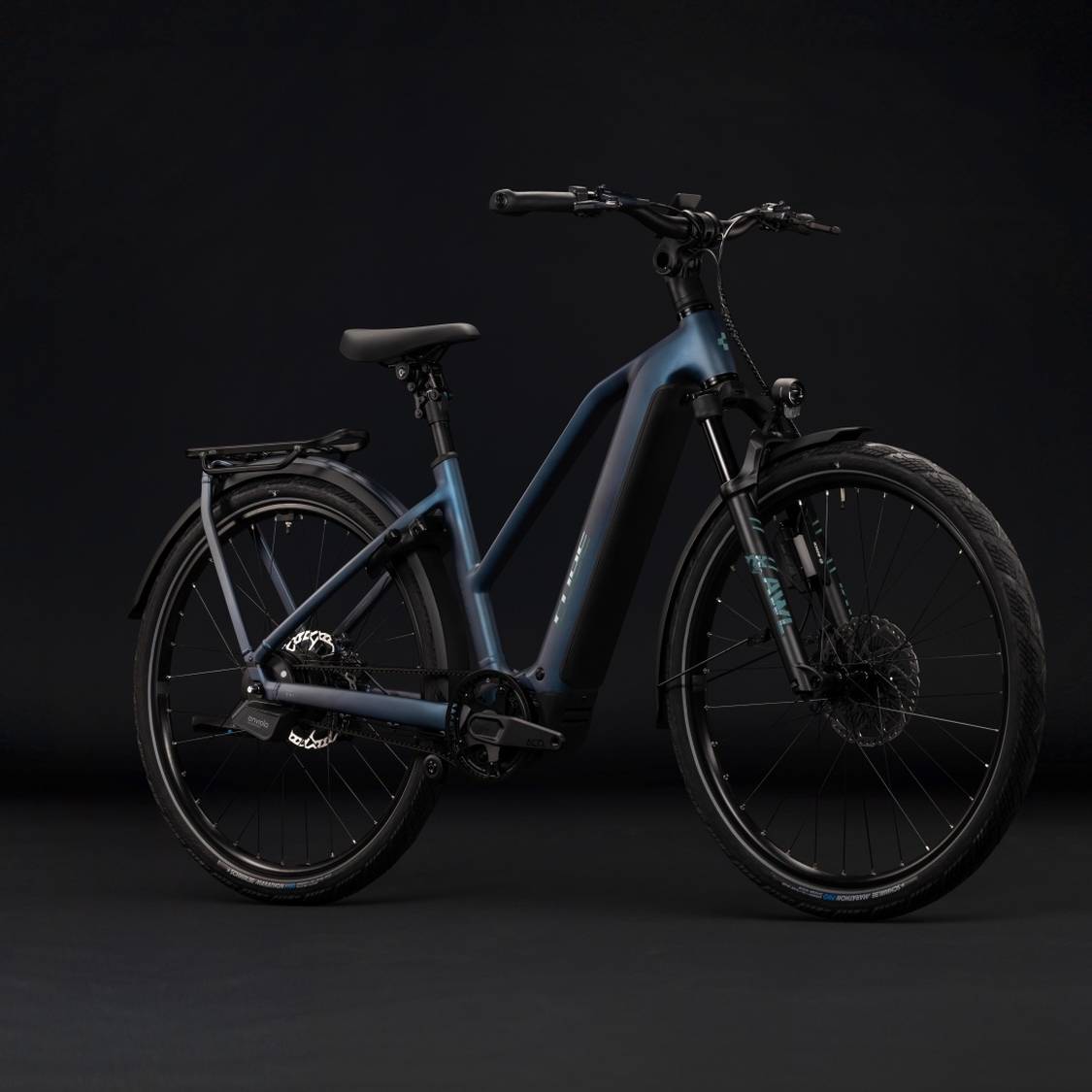 Cube Kathmandu Hybrid Deluxe SLX 800 Trapeze Womens Electric City Bike