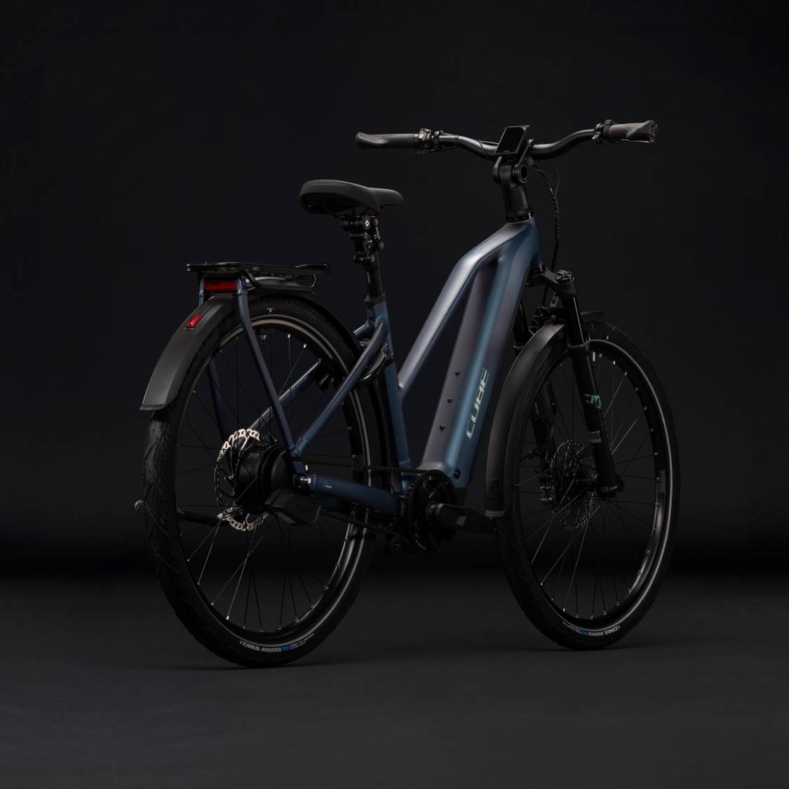 Cube Kathmandu Hybrid Deluxe SLX 800 Trapeze Womens Electric City Bike