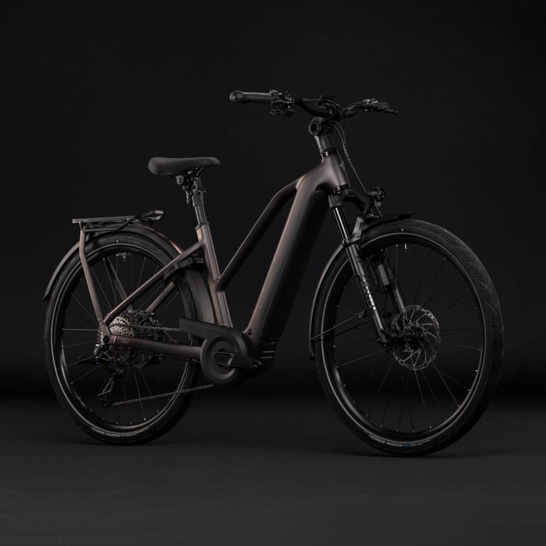 Cube Kathmandu Hybrid SLT 800 Trapeze Womens Electric City Bike