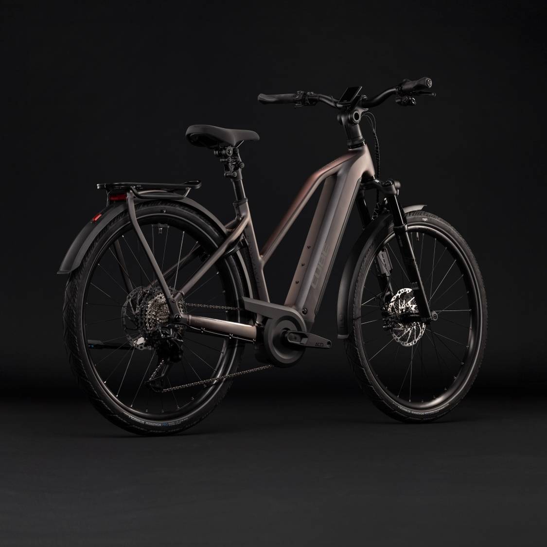Cube Kathmandu Hybrid SLT 800 Trapeze Womens Electric City Bike