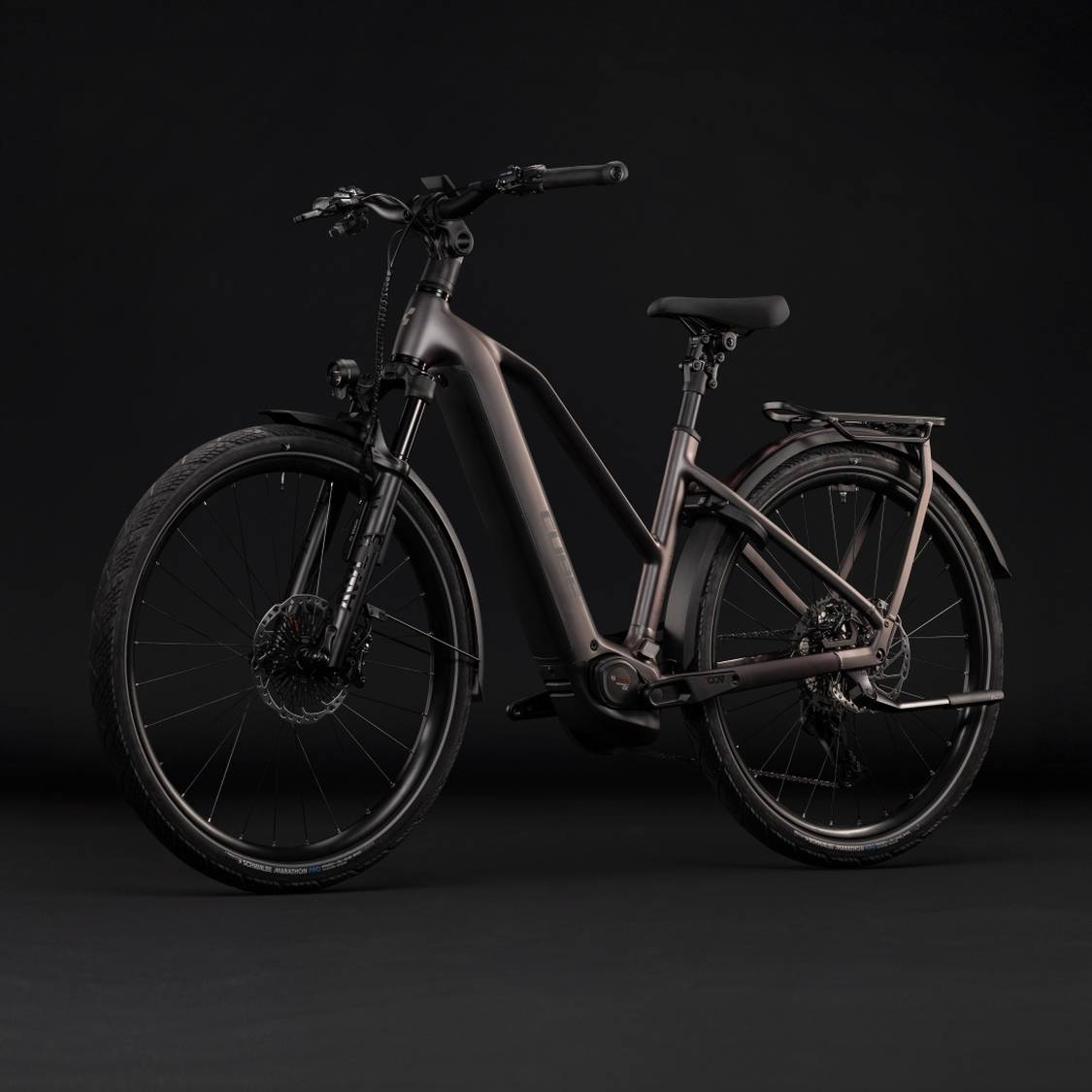 Cube Kathmandu Hybrid SLT 800 Trapeze Womens Electric City Bike