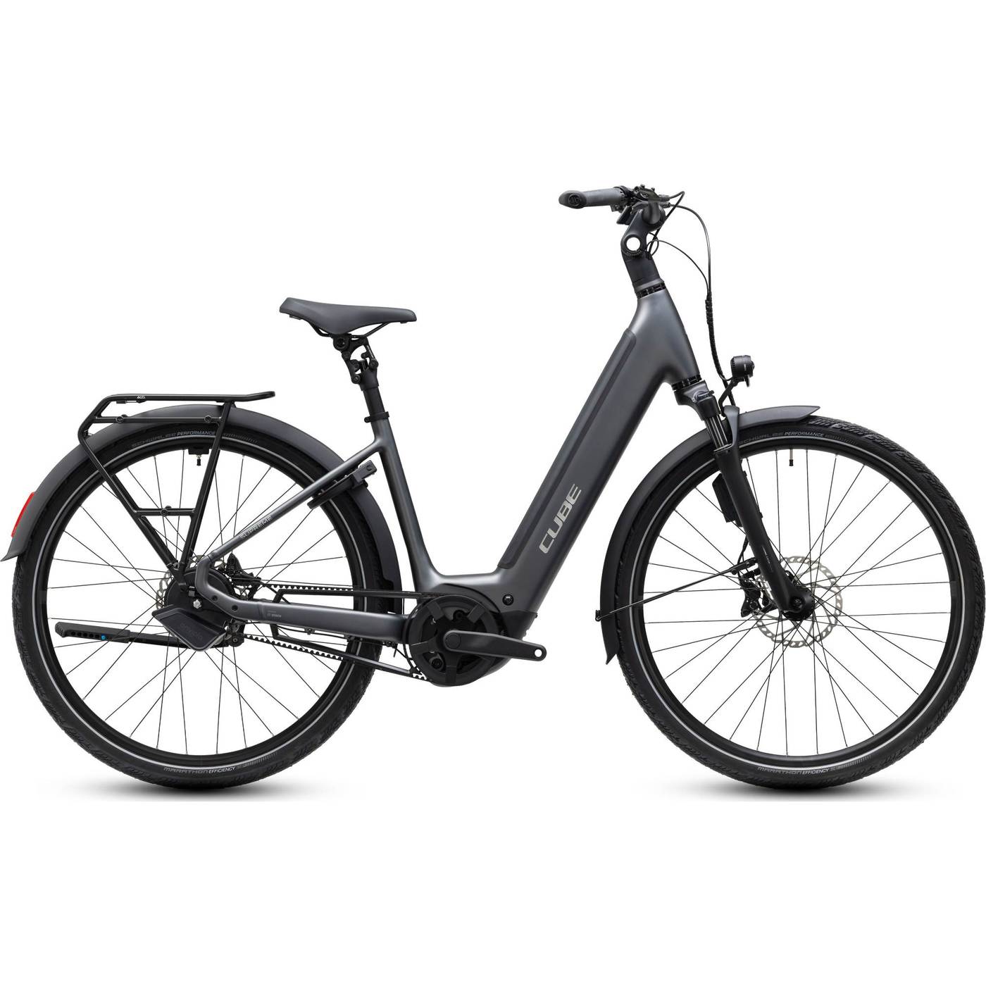 Cube Supreme Hybrid Deluxe SLT 600 Easy Entry Unisex Electric City Bike