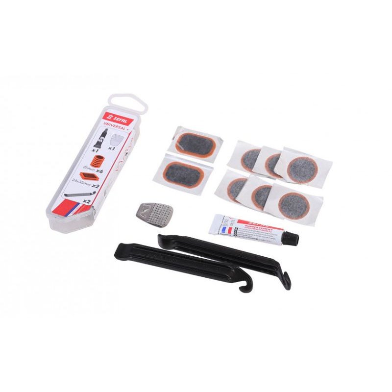 Zefal Universal+ Repair Kit with Tyre Levers