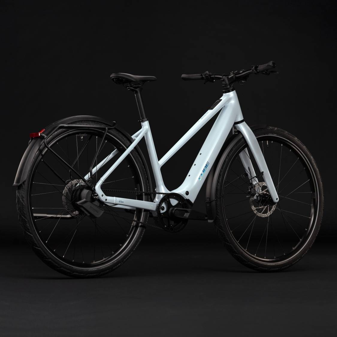 Cube Editor Hybrid SLT 400X FE Trapeze Womens Electric City Bike