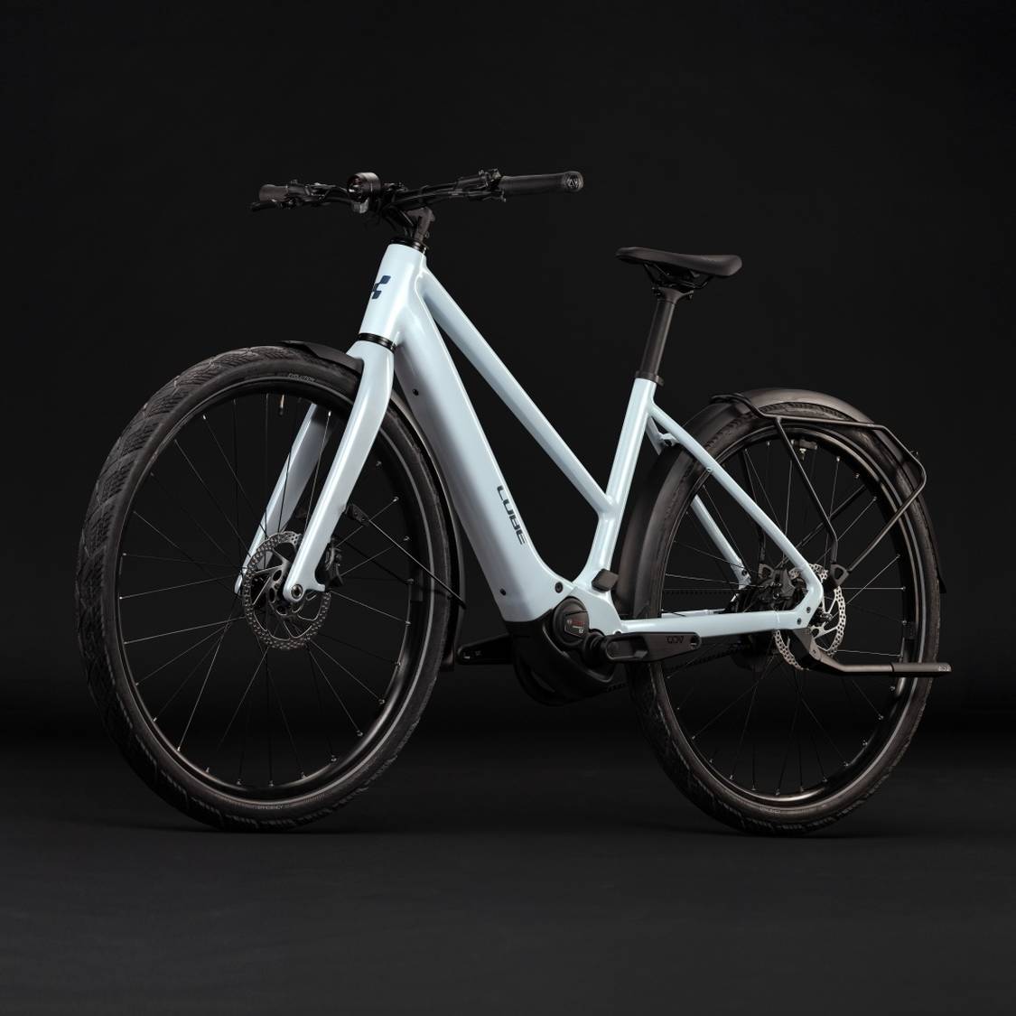 Cube Editor Hybrid SLT 400X FE Trapeze Womens Electric City Bike