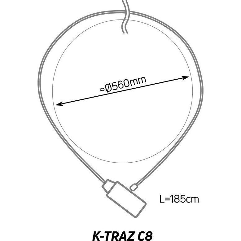 Zefal K-Traz C8 Cable Lock