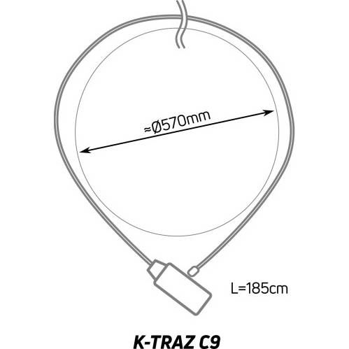 Zefal K-TRAZ C9 Cable Lock with Key