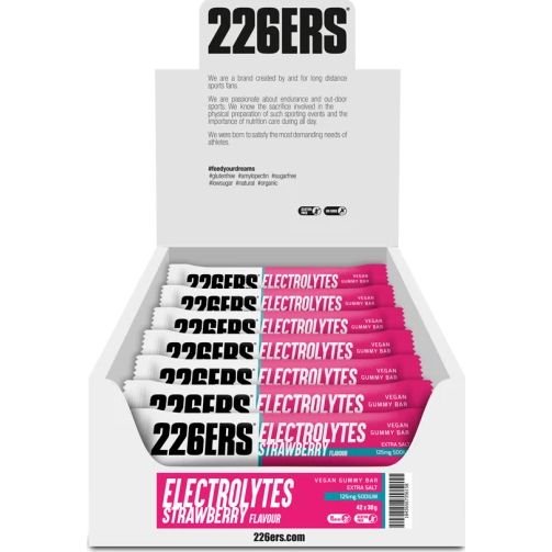 226ERS Vegan Gummy Bar with Electrolytes 30g x 42 Box