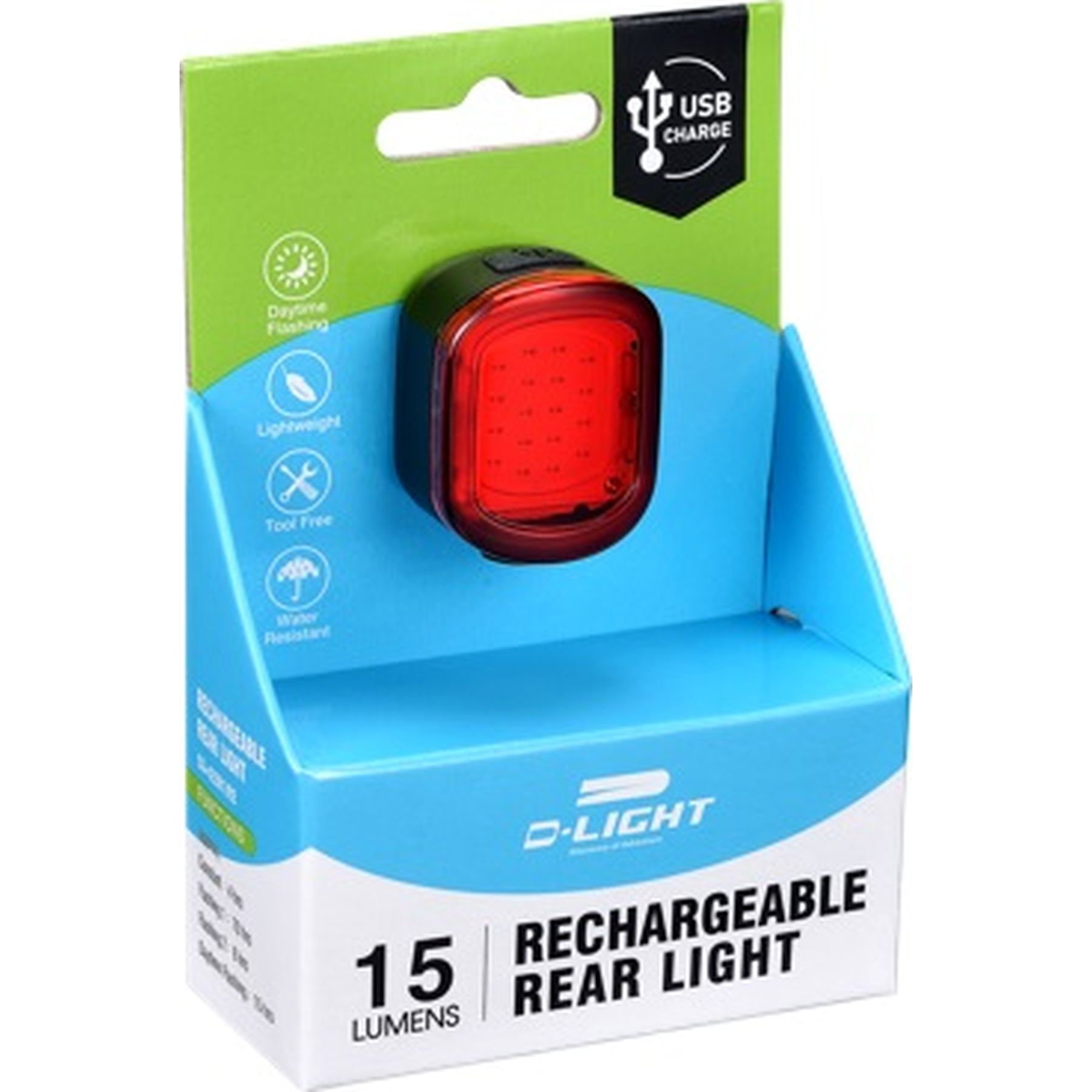 D-Light CG-422R Rechargeable Rear Light