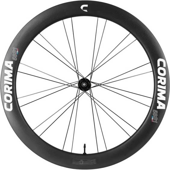 Corima 58S1 700C Tubeless Hooked Carbon Front Track Wheel
