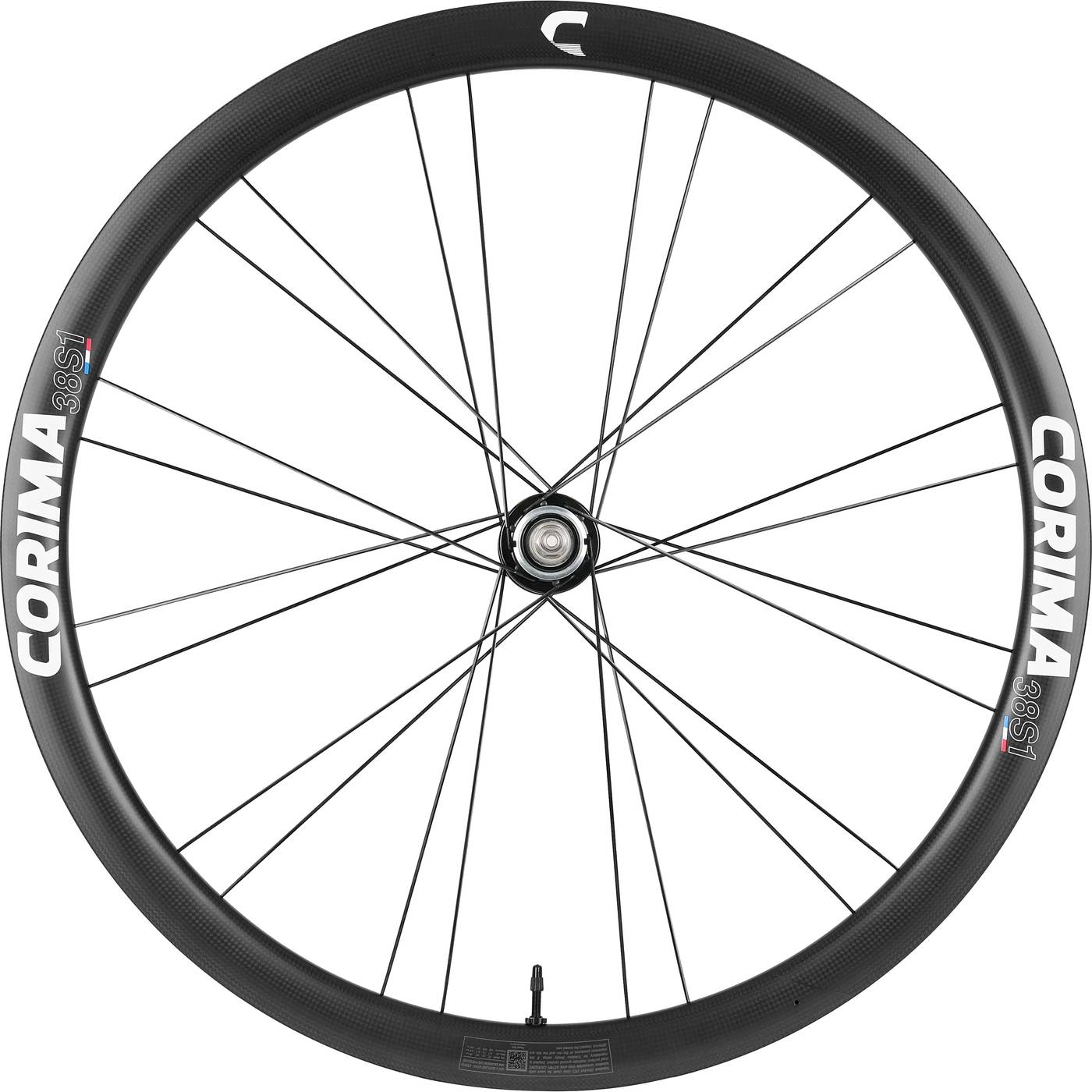 Corima 38S1 700C Tubeless Hooked Carbon Rear Track Wheel