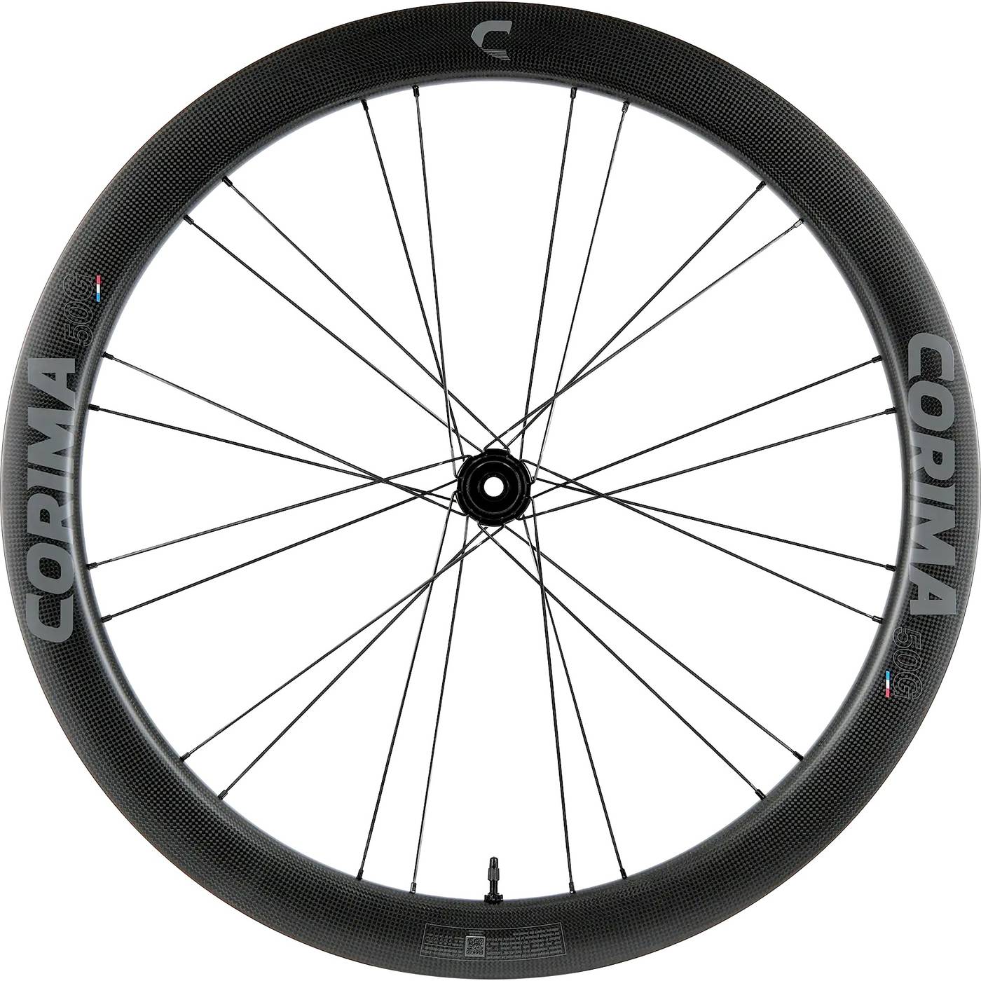 Corima 50G 700C Tubeless Hookless Carbon Front Gravel Wheel