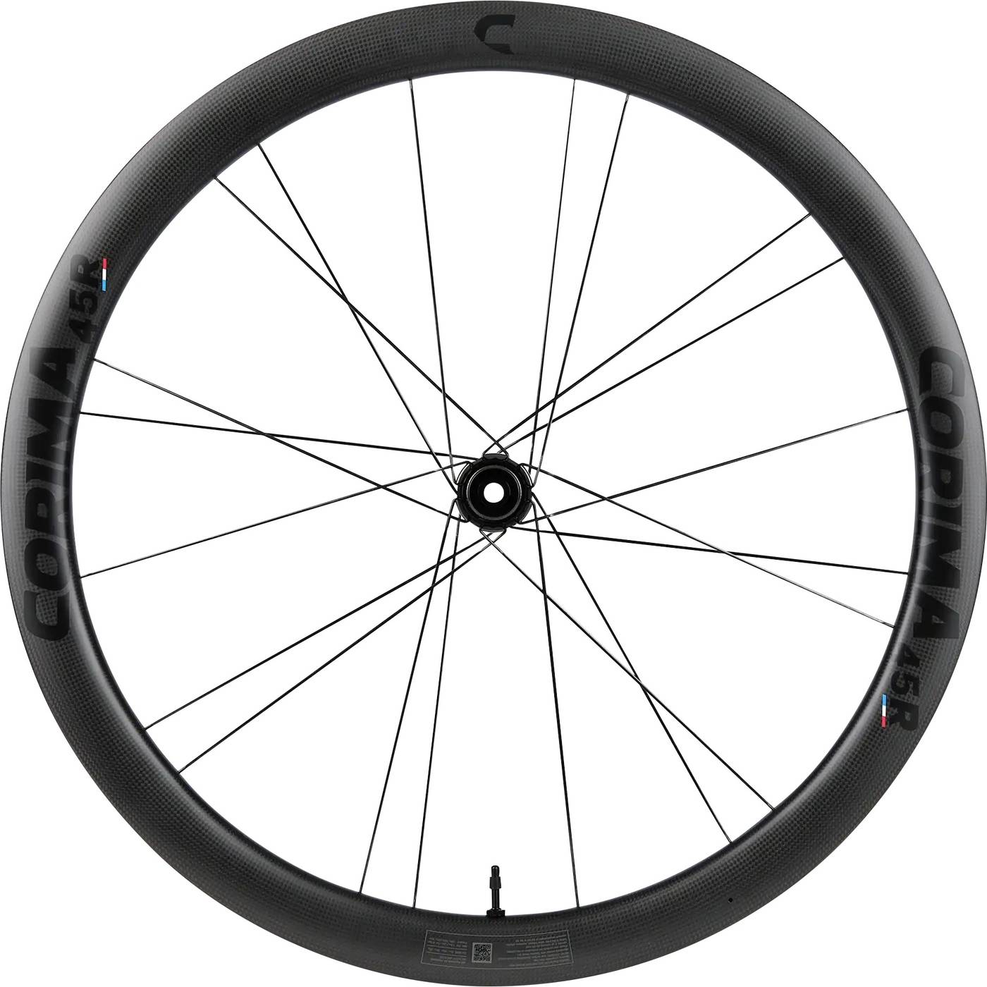 Corima 45R 700C Tubeless Hooked Carbon Front Road Wheel
