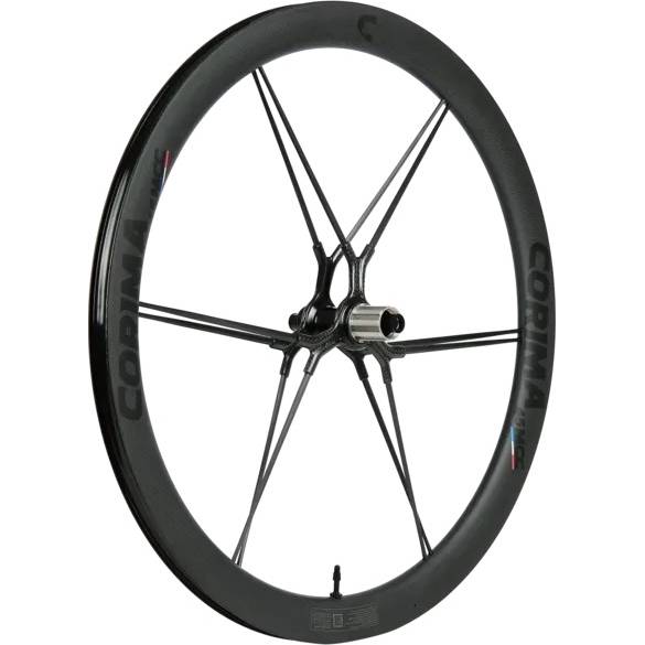Corima 45MCC 700C Tubeless Hooked Carbon Front Road Wheel with Ceramic Bearings
