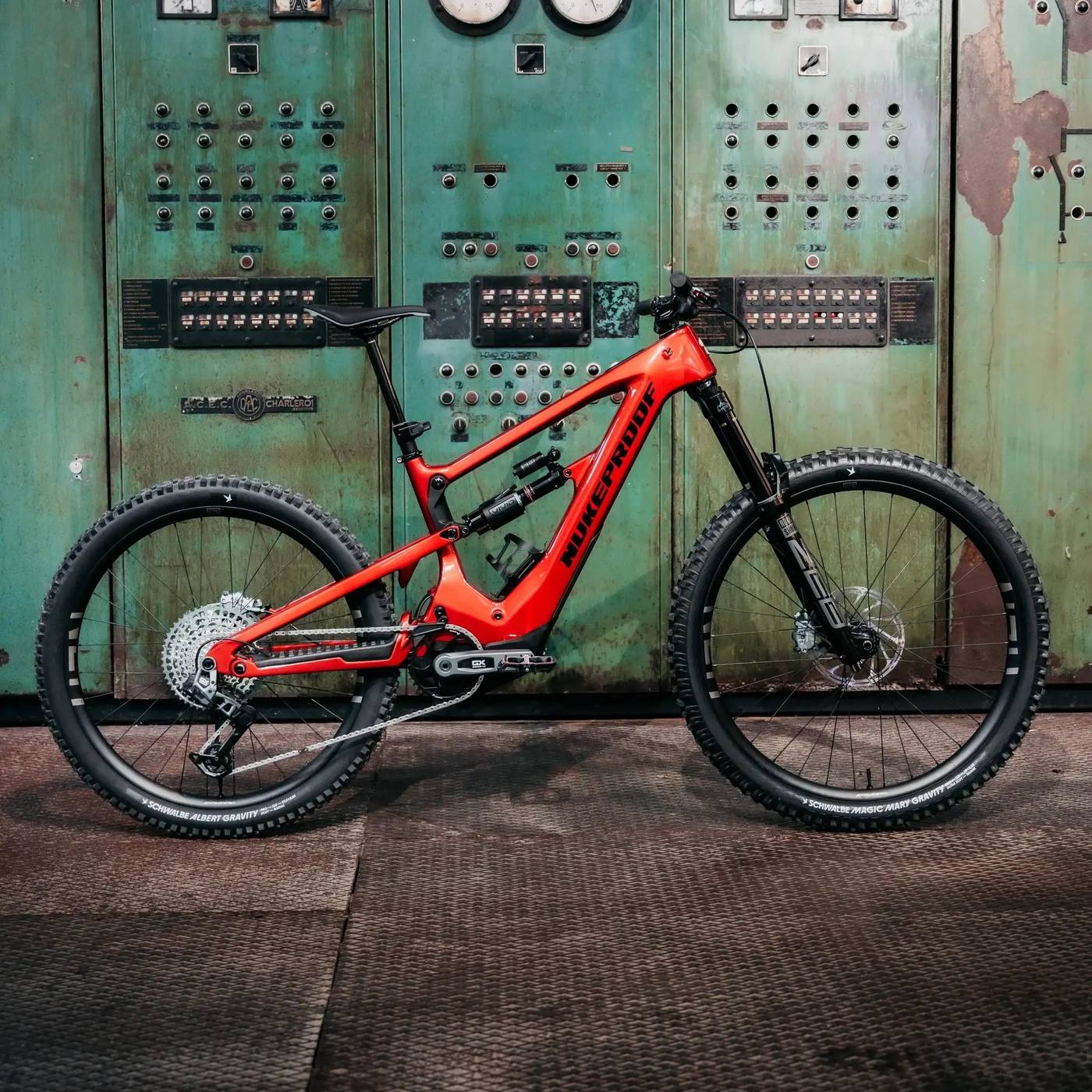 Nukeproof Megawatt Carbon Pro Mullet Electric Full Suspension Mountain Bike