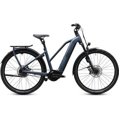 Cube Kathmandu Hybrid Deluxe SLX 800 Trapeze Womens Electric City Bike