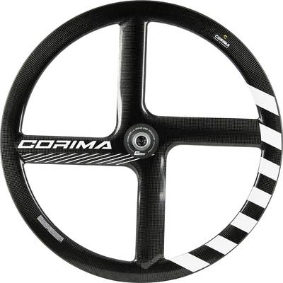 Corima 4 Spoke 700C Tubular Carbon Front Track Wheel with Thru Axle