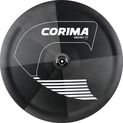 Corima DECiSiV TT Lenticular 700C Tubeless Hooked Carbon Front TT Wheel