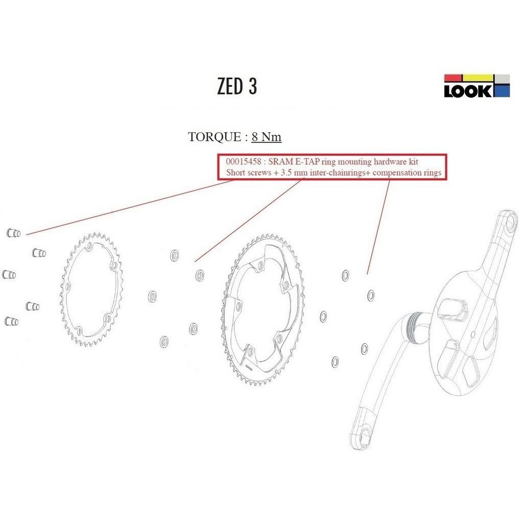 zed 3 crankset