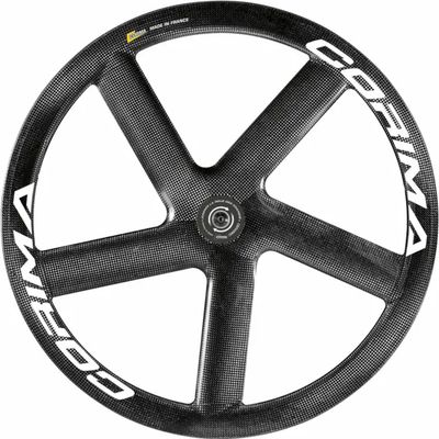 Corima 5 Spoke 47mm 700c Carbon Tubular Track Wheel with Ceramic Bearings